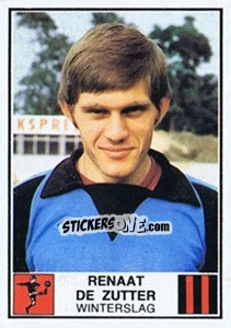 Cromo Renaat de Zutter - Football Belgium 1981-1982 - Panini