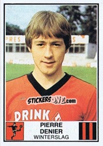 Sticker Pierre Denier - Football Belgium 1981-1982 - Panini