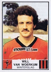 Sticker Will van Woerkum - Football Belgium 1981-1982 - Panini