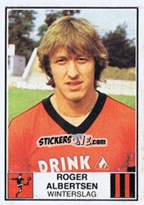 Sticker Roger Albertsen - Football Belgium 1981-1982 - Panini