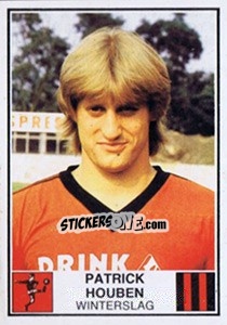 Cromo Patrick Houben - Football Belgium 1981-1982 - Panini