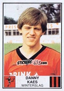 Figurina Danny Kaes - Football Belgium 1981-1982 - Panini