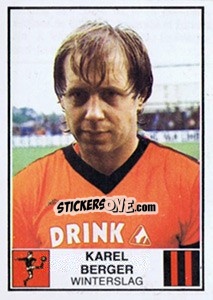 Sticker Karel Berger - Football Belgium 1981-1982 n. 353 - Panini
