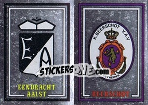 Cromo Badge Eendracht Aalst / Badge Beerschot