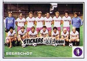 Figurina Team - Football Belgium 1981-1982 n. 357 - Panini