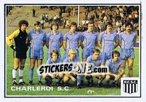 Figurina Team - Football Belgium 1981-1982 n. 363 - Panini