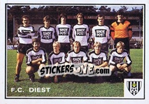 Sticker Team - Football Belgium 1981-1982 - Panini