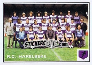 Sticker Team - Football Belgium 1981-1982 - Panini