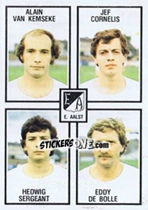 Sticker Alain van Kemseke / Jef Cornelis / Hedwig Sergeant / Eddy de Bolle