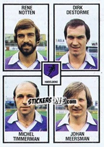 Sticker Rene Notten / Dirk Destorme / Michel Timmerman / Johan Meersman