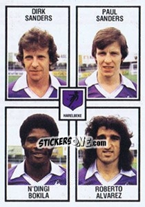 Sticker Dirk Sanders / Paul Sanders / N'Dingi Bokila / Roberto Alvarez-Roberto