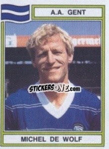 Cromo Michel de Wolf - Football Belgium 1983-1984 n. 138 - Panini