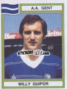 Sticker Willy Quipor - Football Belgium 1983-1984 n. 139 - Panini