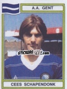 Sticker Cees Schapendonk - Football Belgium 1983-1984 - Panini