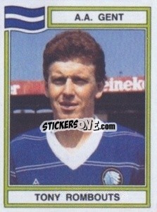 Sticker Tony Rombouts - Football Belgium 1983-1984 - Panini