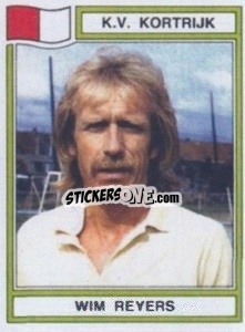 Sticker Wim Reyers - Football Belgium 1983-1984 - Panini