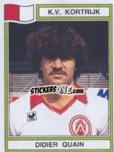 Sticker Didier Quain - Football Belgium 1983-1984 n. 153 - Panini