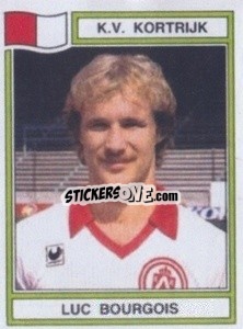 Sticker Luc Bourgois - Football Belgium 1983-1984 - Panini