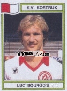Sticker Luc Bourgois - Football Belgium 1983-1984 n. 154 - Panini