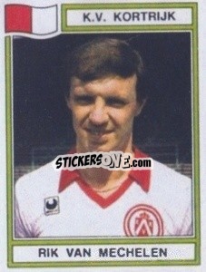 Sticker Rik van Mechelen - Football Belgium 1983-1984 - Panini