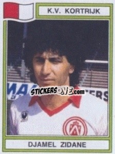 Sticker Djamel Zidane - Football Belgium 1983-1984 - Panini