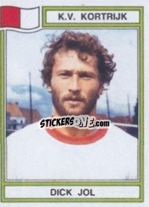 Sticker Dick Jol - Football Belgium 1983-1984 n. 162 - Panini