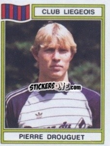 Sticker Pierre Drouguet - Football Belgium 1983-1984 - Panini
