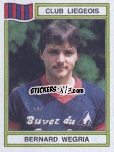 Sticker Bernard Wegria - Football Belgium 1983-1984 n. 170 - Panini