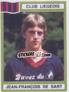 Sticker Jean-Francois de Sart - Football Belgium 1983-1984 n. 172 - Panini