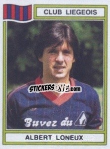 Cromo Albert Loneux - Football Belgium 1983-1984 n. 174 - Panini