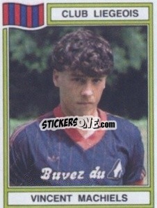 Figurina Vincent Machiels - Football Belgium 1983-1984 - Panini