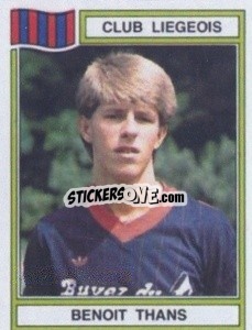Sticker Benoit Thans - Football Belgium 1983-1984 n. 176 - Panini