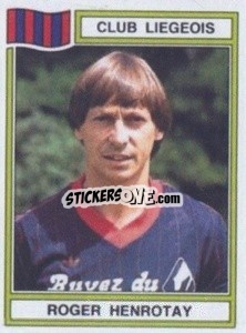 Sticker Roger Henrotay - Football Belgium 1983-1984 - Panini