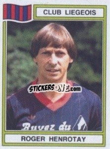 Figurina Roger Henrotay - Football Belgium 1983-1984 - Panini