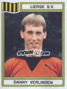 Sticker Danny Verlinden - Football Belgium 1983-1984 n. 185 - Panini