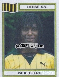Sticker Paul Beloy Beloy - Football Belgium 1983-1984 n. 188 - Panini