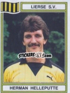 Figurina Herman Helleputte - Football Belgium 1983-1984 - Panini