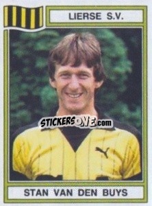 Sticker Stan van den Buys - Football Belgium 1983-1984 - Panini