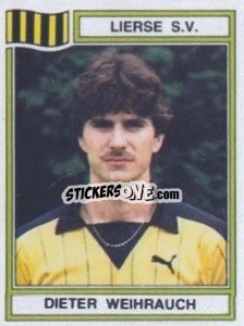 Cromo Dieter Weihrauch - Football Belgium 1983-1984 - Panini