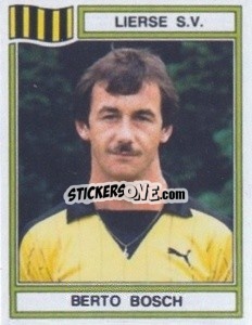 Sticker Berto Bosch - Football Belgium 1983-1984 - Panini