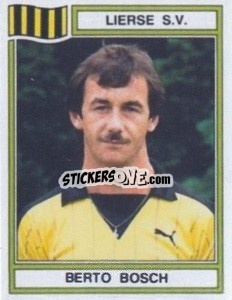 Figurina Berto Bosch - Football Belgium 1983-1984 - Panini