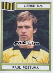 Sticker Paul Postuma - Football Belgium 1983-1984 - Panini
