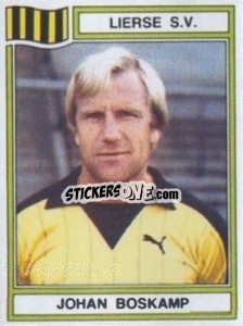 Figurina Johan Boskamp - Football Belgium 1983-1984 - Panini