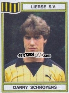 Figurina Danny Schroyens - Football Belgium 1983-1984 n. 199 - Panini
