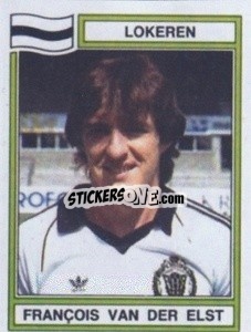 Sticker Francois van der Elst - Football Belgium 1983-1984 - Panini