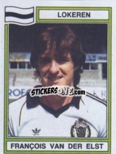 Sticker Francois van der Elst - Football Belgium 1983-1984 n. 206 - Panini