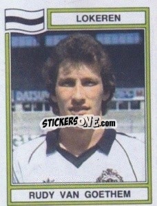 Sticker Rudy van Goethem - Football Belgium 1983-1984 - Panini
