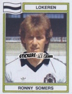 Sticker Ronny Somers - Football Belgium 1983-1984 - Panini