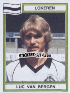 Cromo Luc van Bergen - Football Belgium 1983-1984 - Panini