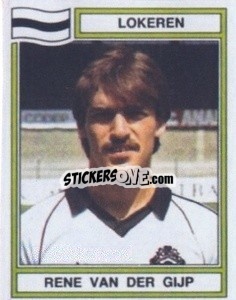 Cromo Rene van der Gijp - Football Belgium 1983-1984 n. 214 - Panini